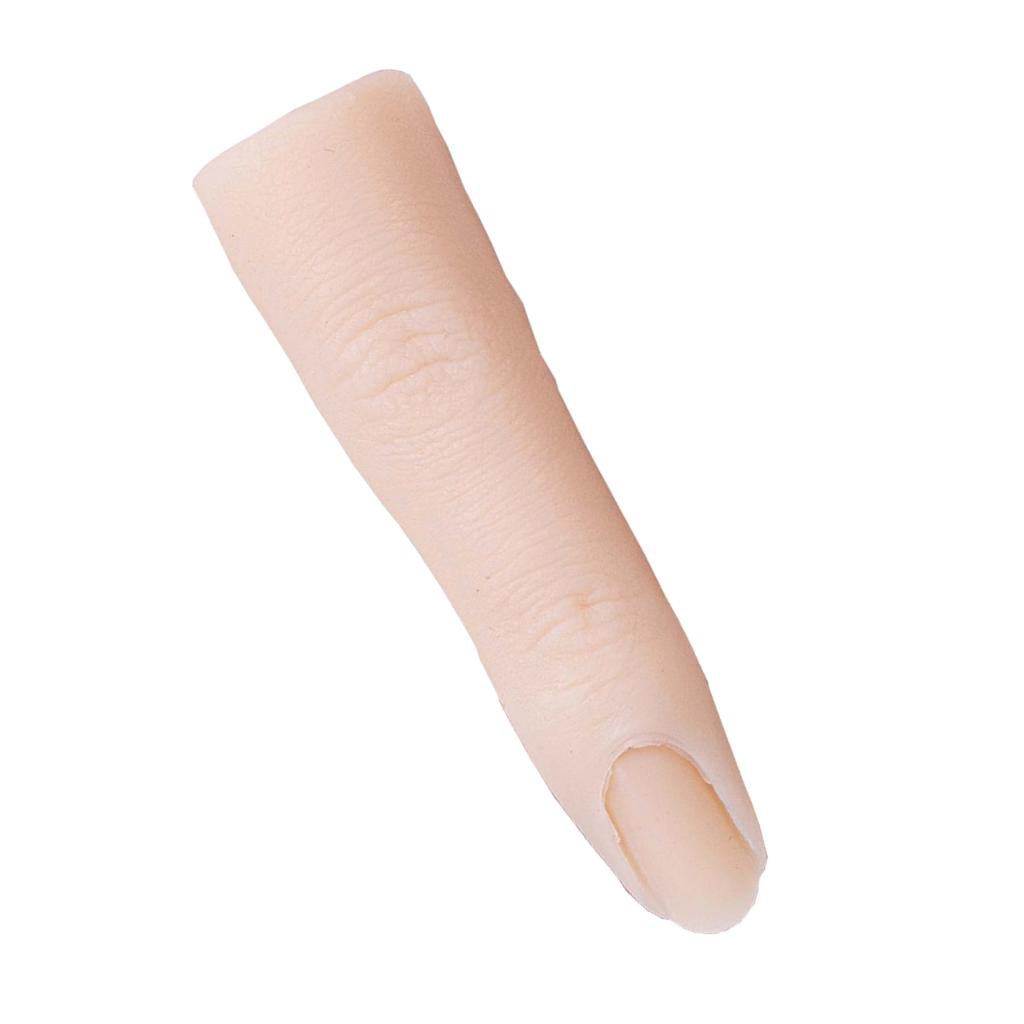 Silicone Nail Practice Finger 1:1 Mannequin Female Finger Model Fair skin