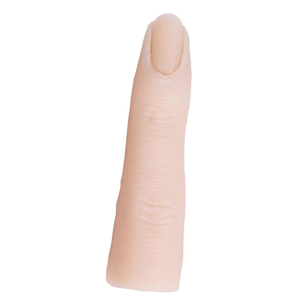 Silicone Nail Practice Finger 1:1 Mannequin Female Finger Model Fair skin