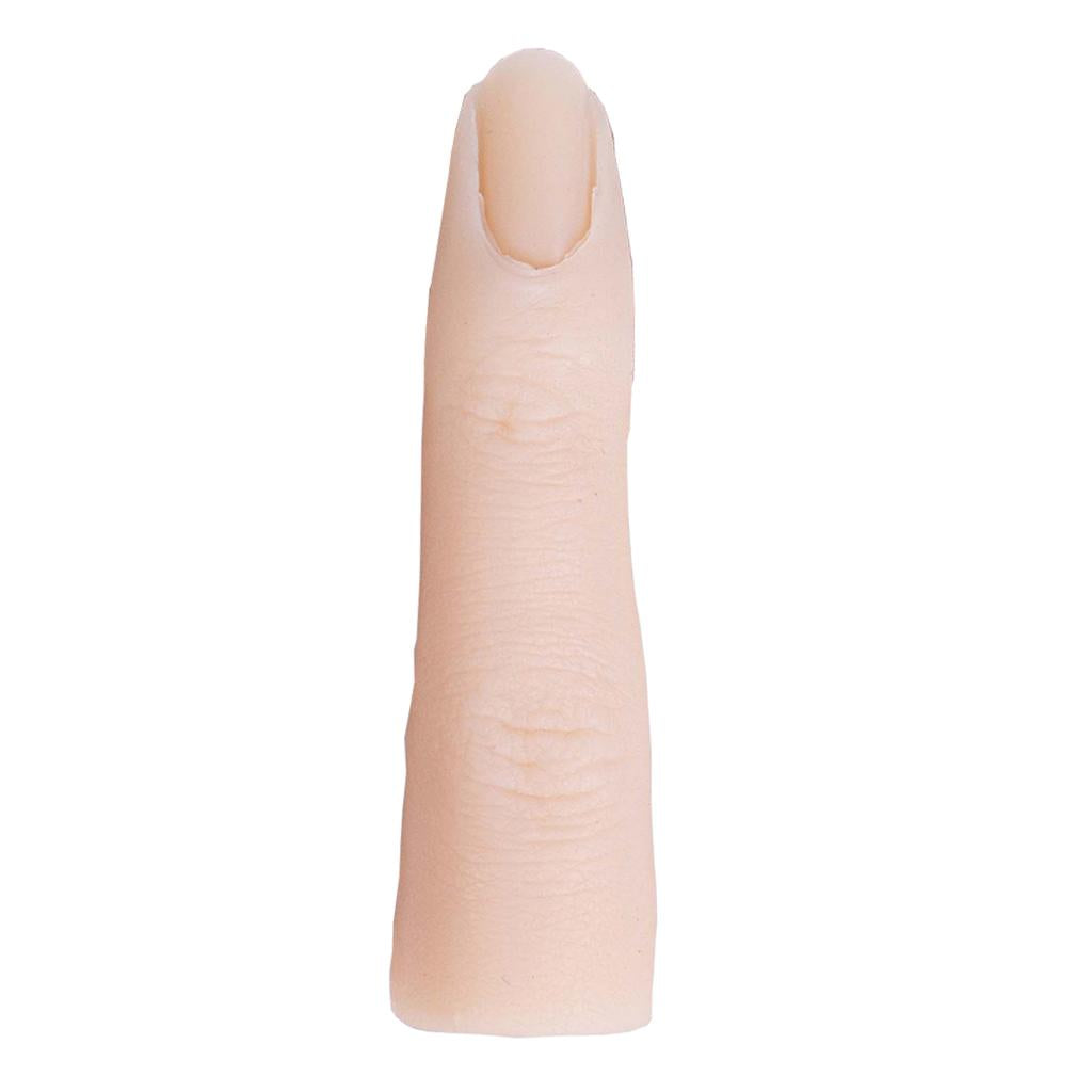 Silicone Nail Practice Finger 1:1 Mannequin Female Finger Model Fair skin