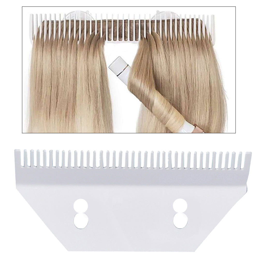 Acrylic Hair Extensions Wigs Display Holder Hanger Large - White