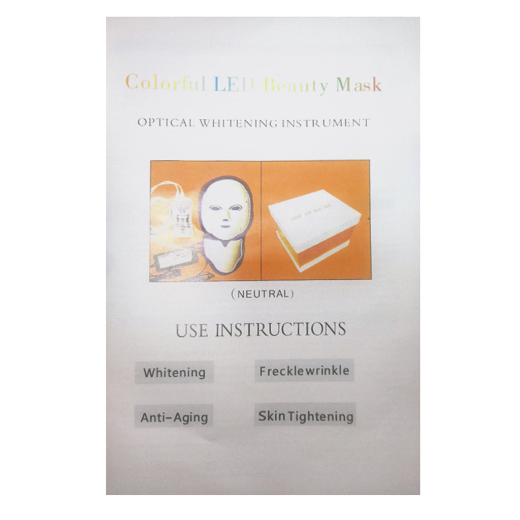 LED Face Mask Light Therapy