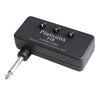 Practice Pocket Mini Headphone Guitar Amplifier 6.35mm Plug AUX Input Black