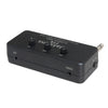 Practice Pocket Mini Headphone Guitar Amplifier 6.35mm Plug AUX Input Black