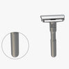 Mens Zinc Alloy Double Edge Safety Razor Beard Shaver + 5 Shaving Blades