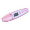 LCD Digital Skin Moisture / Oil Content Analyzer Facial Skin Care Tool Pink