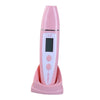 LCD Digital Skin Moisture / Oil Content Analyzer Facial Skin Care Tool Pink