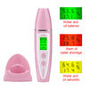 LCD Digital Skin Moisture / Oil Content Analyzer Facial Skin Care Tool Pink