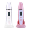 LCD Digital Skin Moisture / Oil Content Analyzer Facial Skin Care Tool White