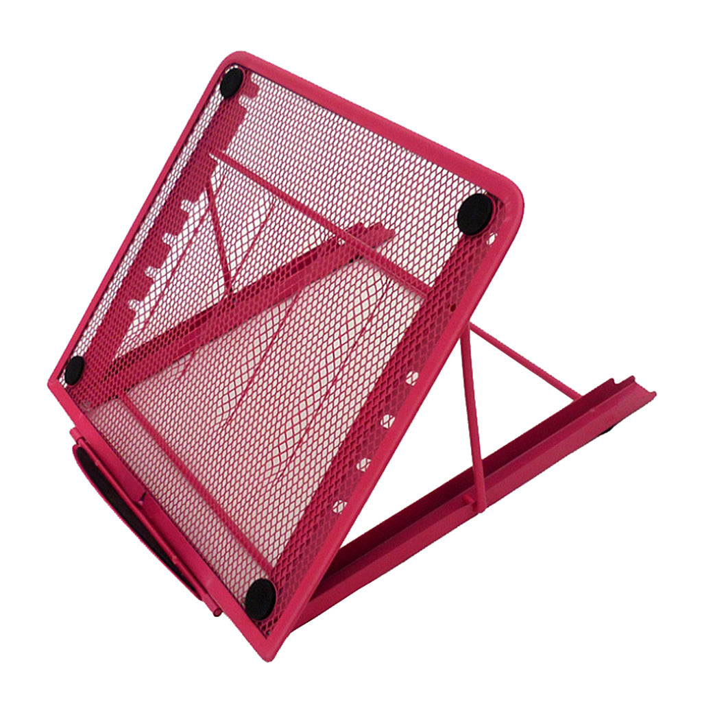 Computer Laptop Table Stand Desk Tray Cooling Holder Support Rose Red