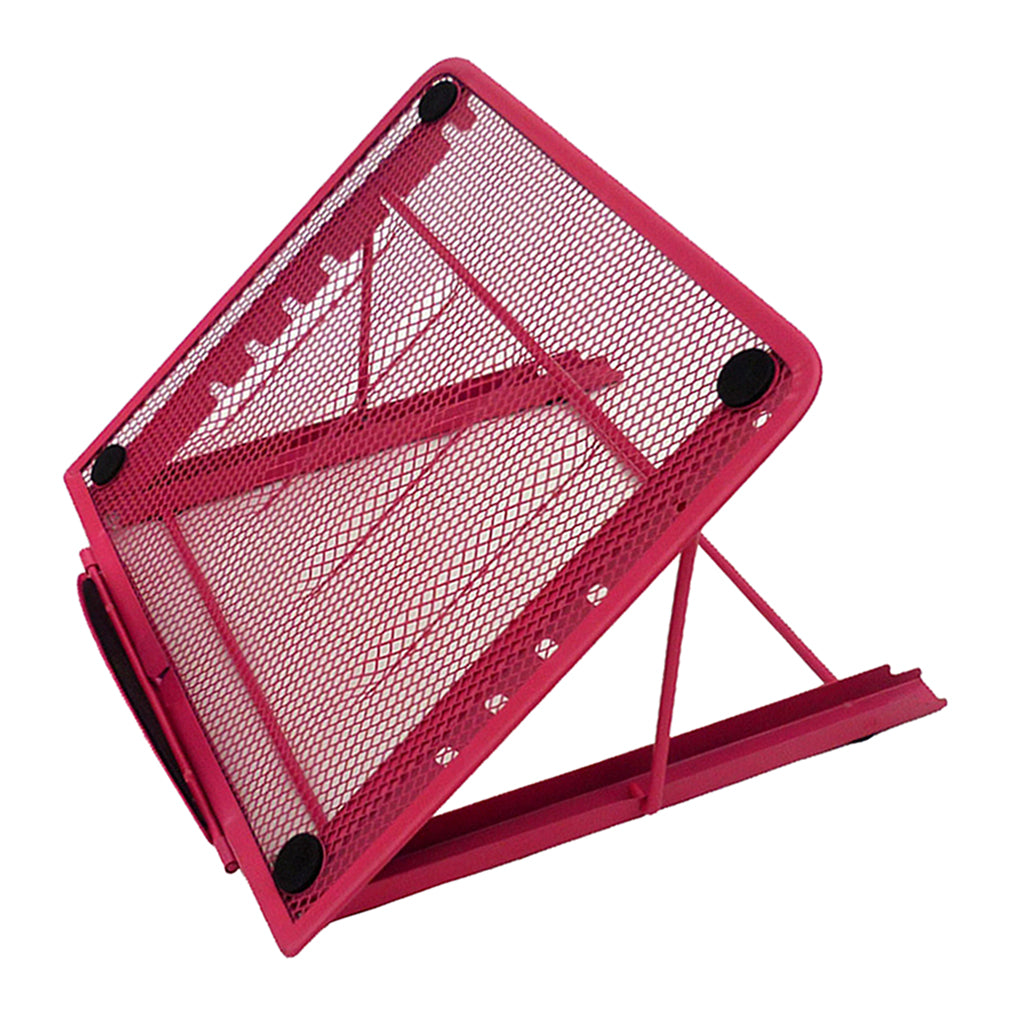 Computer Laptop Table Stand Desk Tray Cooling Holder Support Rose Red