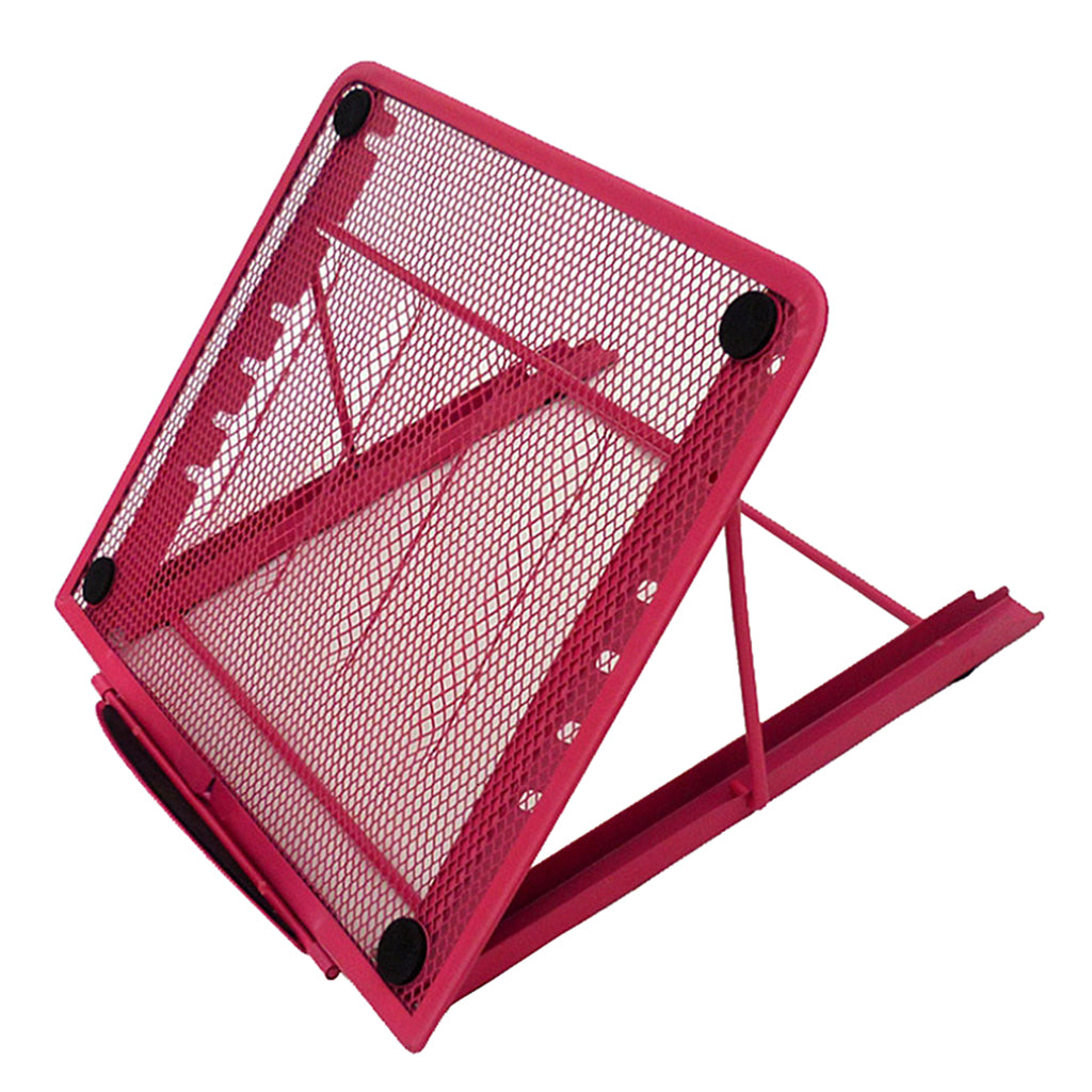 Computer Laptop Table Stand Desk Tray Cooling Holder Support Rose Red