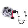 3.5mm Microphone Condensor Video Mic for iPhone Mobile Phones with Wind Muff