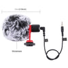 3.5mm Microphone Condensor Video Mic for iPhone Mobile Phones with Wind Muff