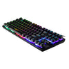 USB 87 Keys Mechanical Gaming Keyboard RGB LED Backlit for Windows PC Gamers