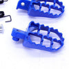 Blue CNC Aluminum Foot Pegs Footrest Pedals for Yamaha PW80 Pit Dirt Bike