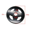 74T 35MM Rear Sprocket for 47cc 49cc Mini Moto Pocket Bike Scooter ATV