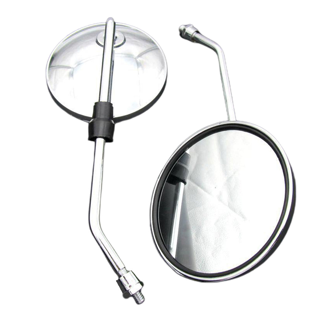 2pcs Motorcycle Back View Mirror for Electric Bicycle Moped, 8mm Thread