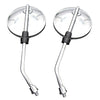 2pcs Motorcycle Back View Mirror for Electric Bicycle Moped, 8mm Thread