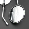 2pcs Motorcycle Back View Mirror for Electric Bicycle Moped, 8mm Thread