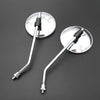 2pcs Motorcycle Back View Mirror for Electric Bicycle Moped, 8mm Thread