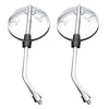 2pcs Motorcycle Back View Mirror for Electric Bicycle Moped, 8mm Thread