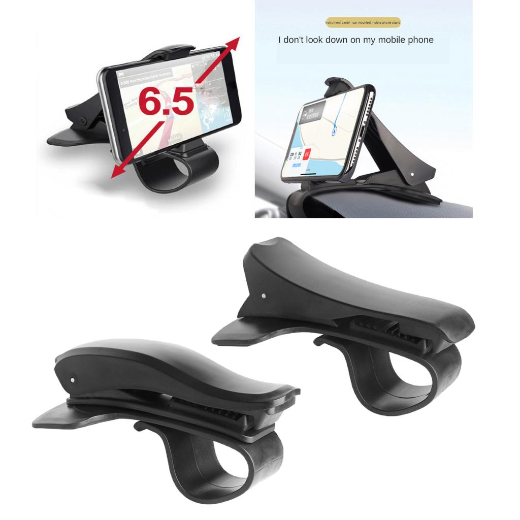 Car Dashboard Clip Mount Cell Phone Dash GPS Mount Holder No Rotation