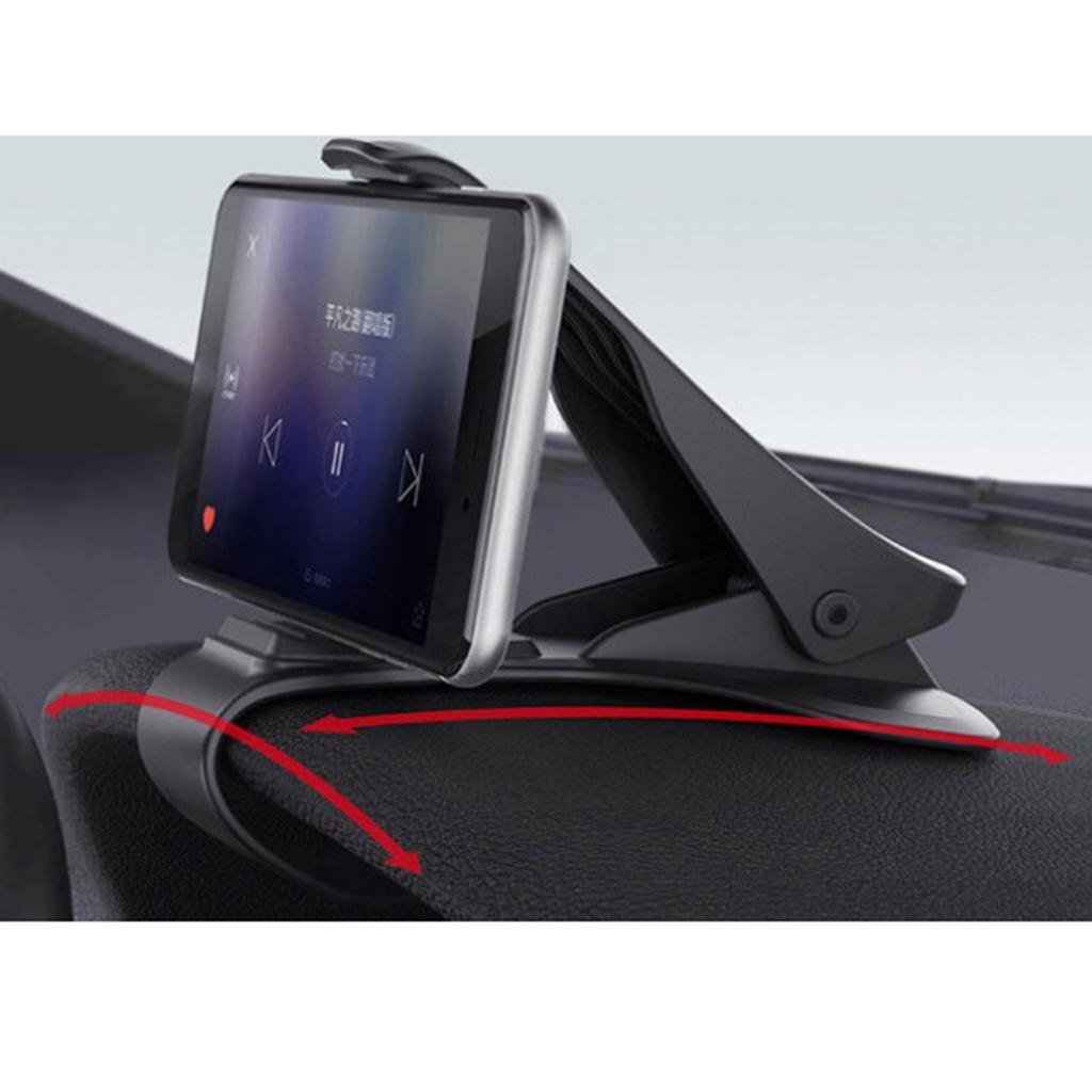 Car Dashboard Clip Mount Cell Phone Dash GPS Mount Holder No Rotation