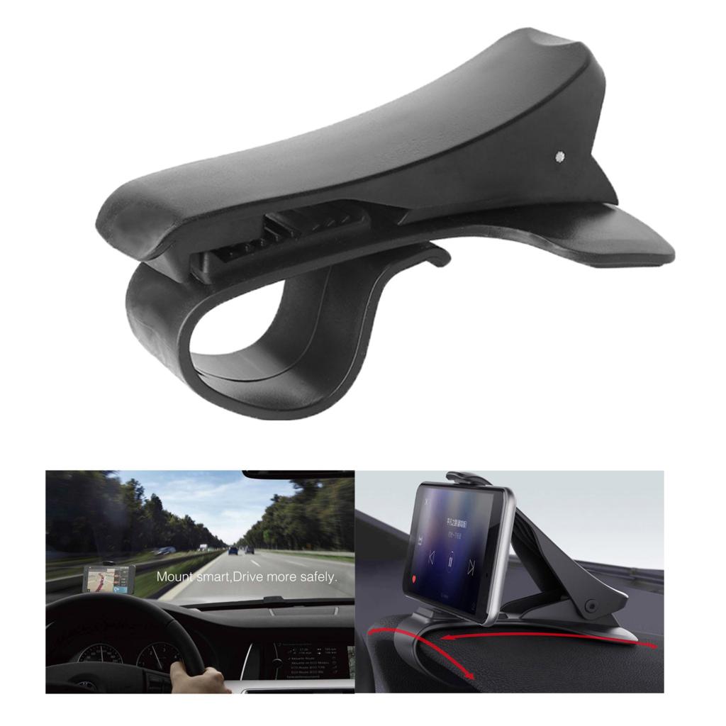 Car Dashboard Clip Mount Cell Phone Dash GPS Mount Holder No Rotation