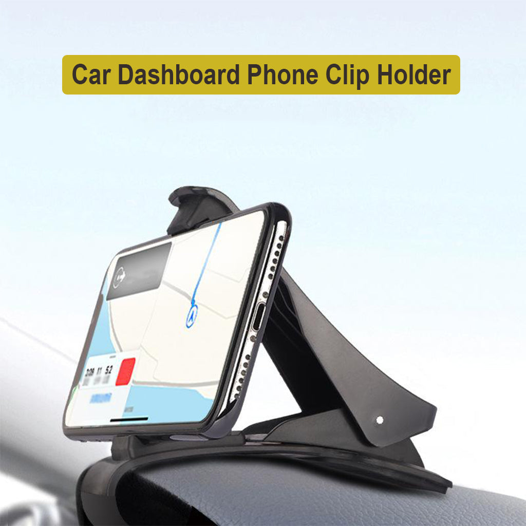 Car Dashboard Clip Mount Cell Phone Dash GPS Mount Holder Rotatable