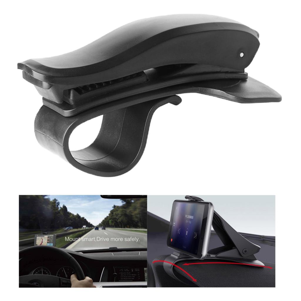 Car Dashboard Clip Mount Cell Phone Dash GPS Mount Holder Rotatable