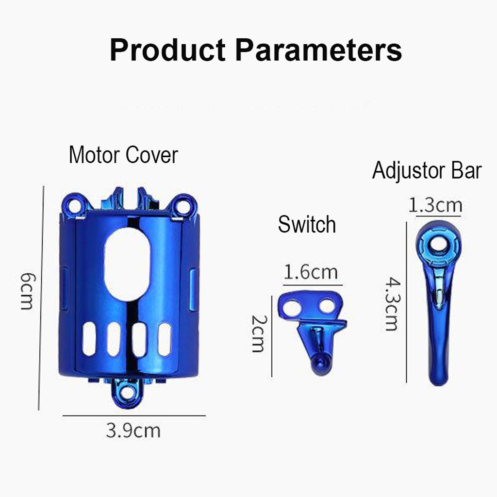 Hair Clipper Motor Cover DIY Kit for Wahl 8591 8148 8504 Blue