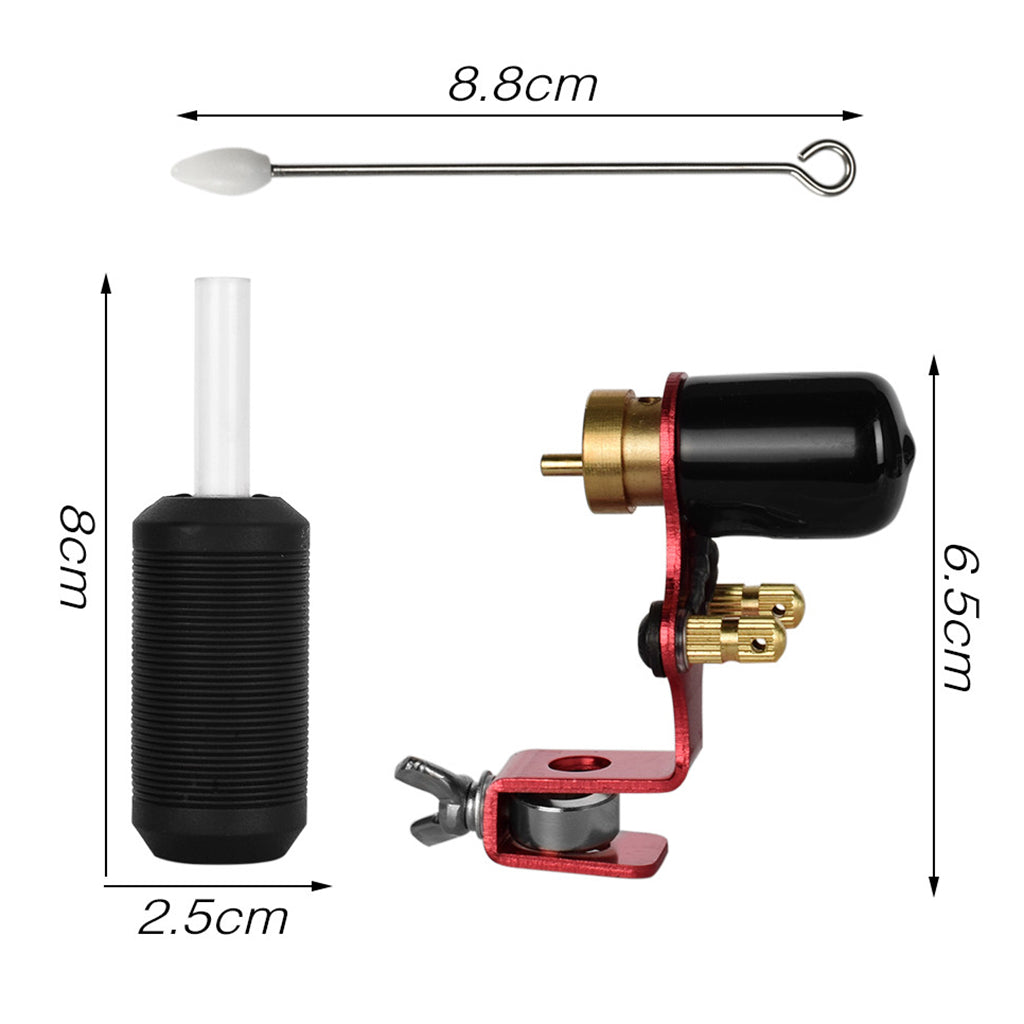 Rotary Tattoo Machine Shader&Liner Tattoo Motor Gun Kit Supply Red