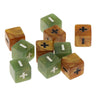 10pcs/pack 6 Sided Maths Dices Role Playing Game Polyhedral Dice