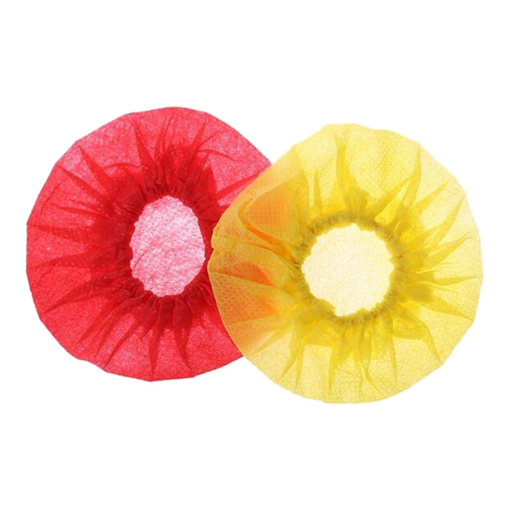 200/Pack Disposable Microphone Cover Handheld Mic Covers Yellow+Red