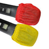 200/Pack Disposable Microphone Cover Handheld Mic Covers Yellow+Red