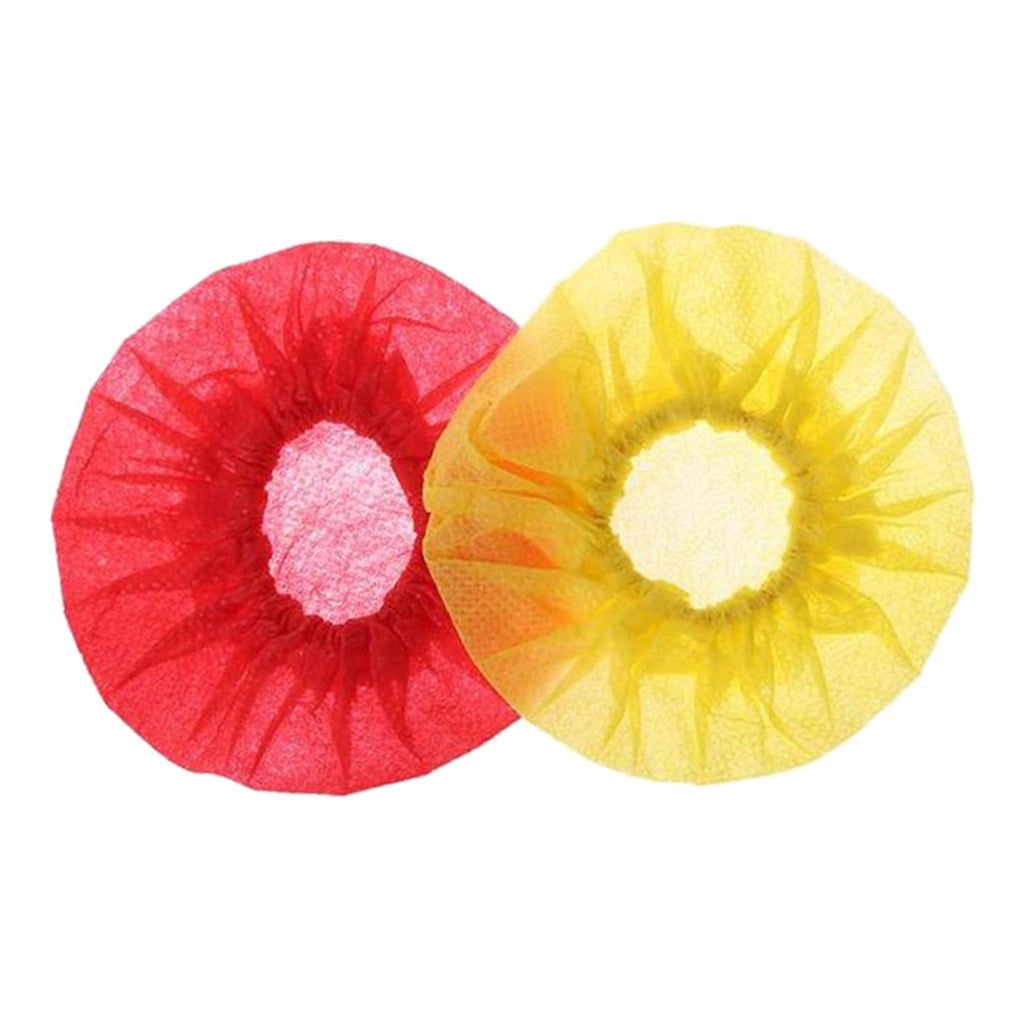 200/Pack Disposable Microphone Cover Handheld Mic Covers Yellow+Red