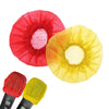 200/Pack Disposable Microphone Cover Handheld Mic Covers Yellow+Red