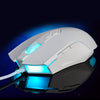 LED Lights Gaming Mouse Optical USB Wired Programmable for PC Crack Black