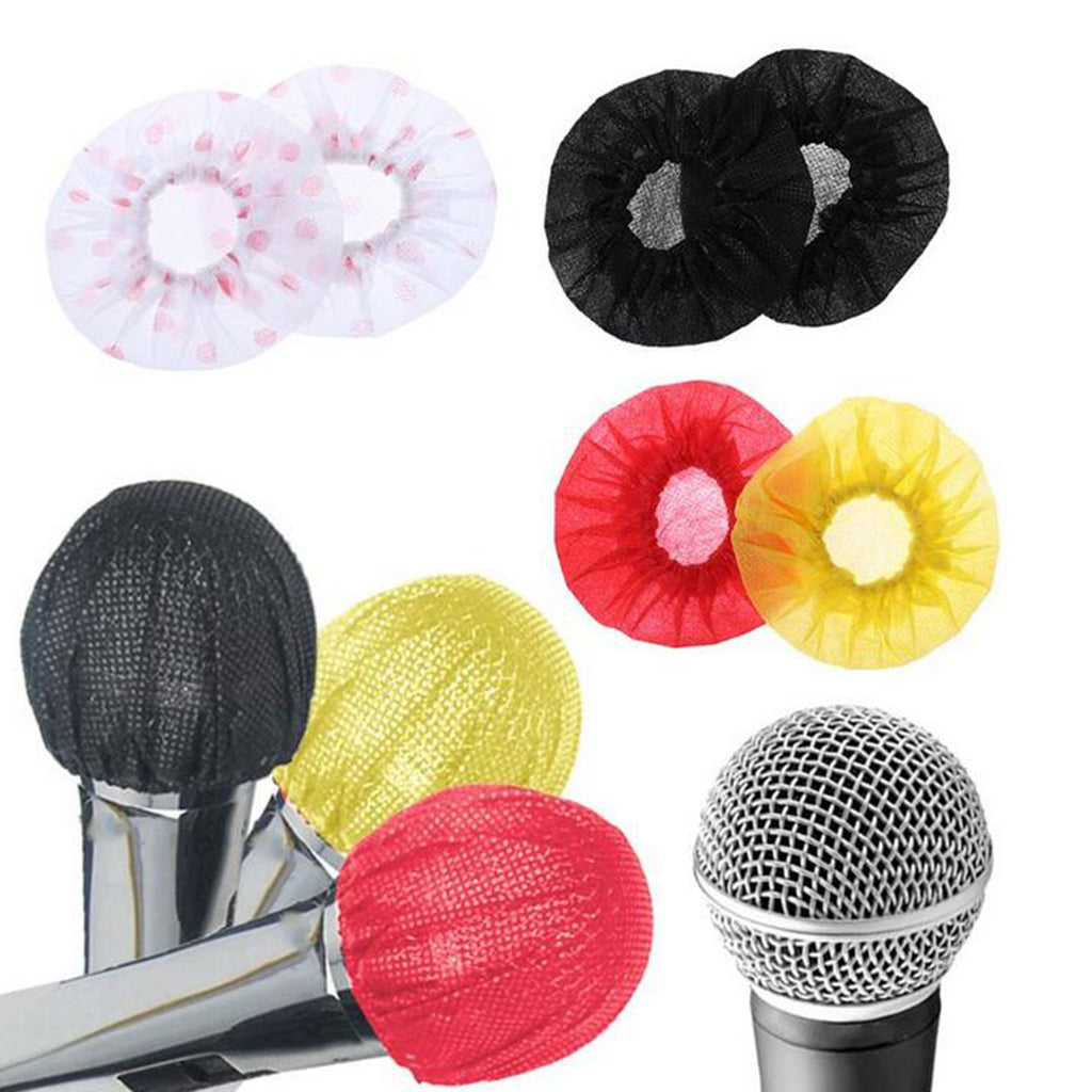 200/Pack Disposable Microphone Cover Handheld Mic Covers Blue