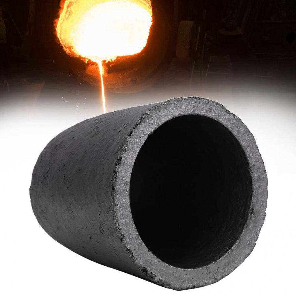 Graphite Torch Mini Crucible for Melting Casting Refining DiaxH 128x145mm