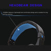 3.5mm Wired Game Gaming Headphones Earphones with Mic LED Light  black red