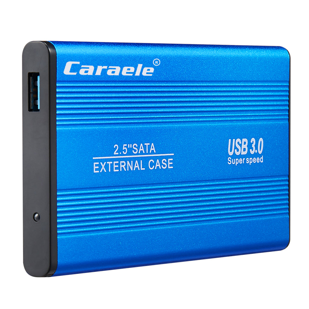 Portable High Speed USB 3.0 External Hard Disk Drive Blue 500GB