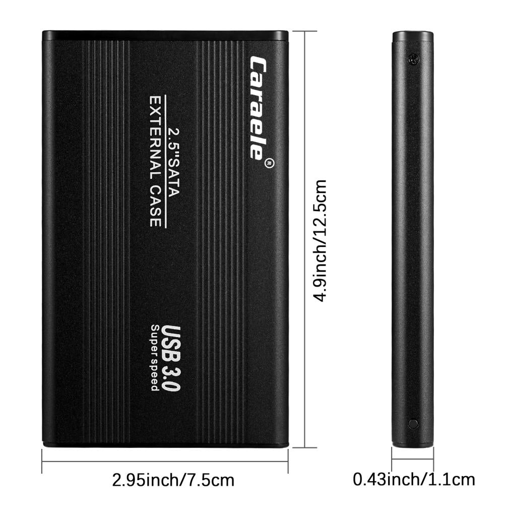 Portable High Speed USB 3.0 External Hard Disk Drive Black 1TB