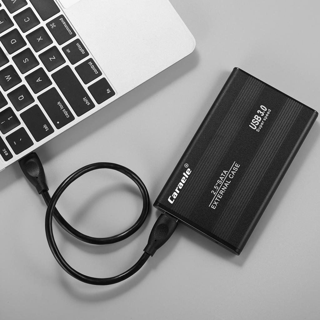 Portable High Speed USB 3.0 External Hard Disk Drive Black 1TB