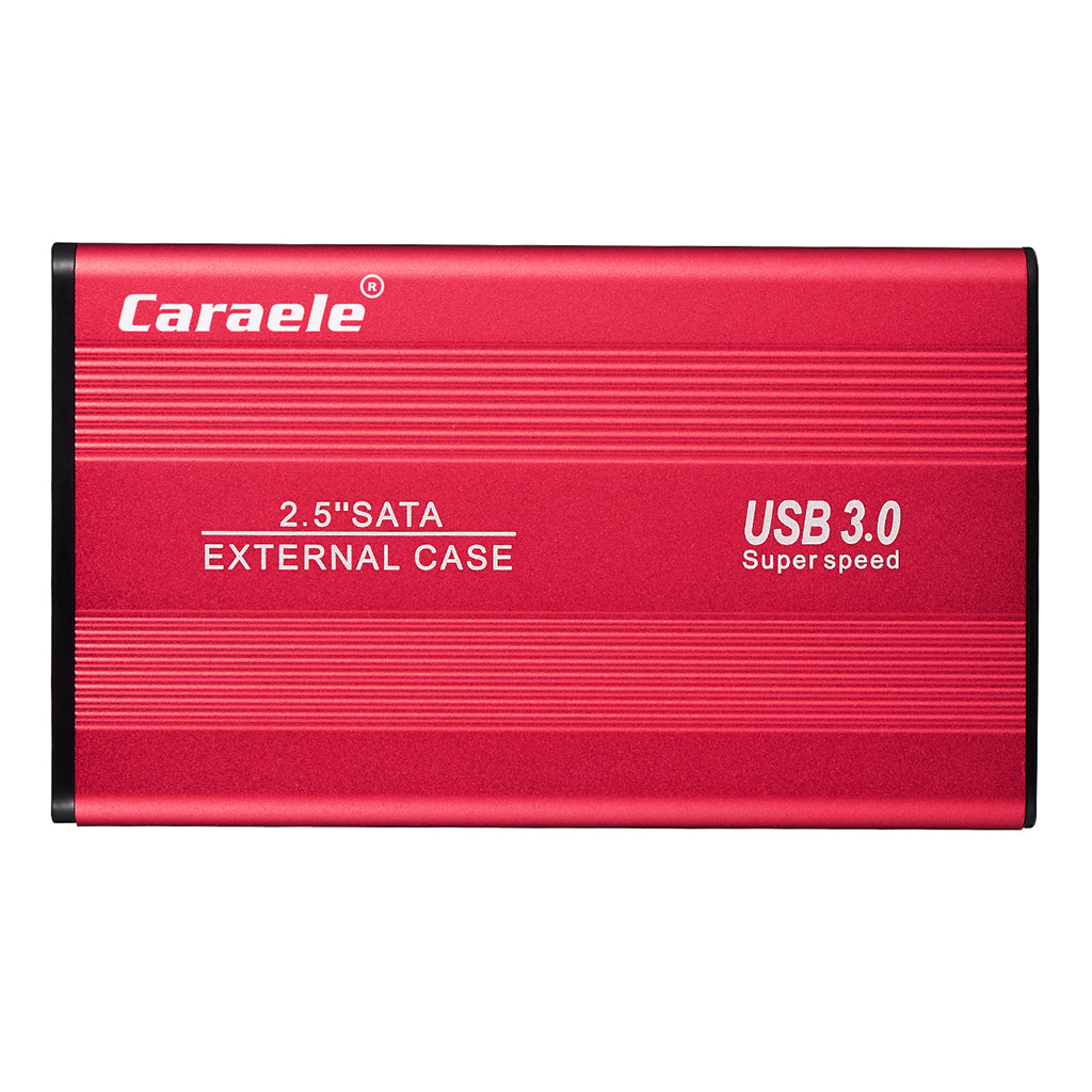 Portable High Speed USB 3.0 External Hard Disk Drive Red 500GB