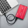 Portable High Speed USB 3.0 External Hard Disk Drive Red 500GB