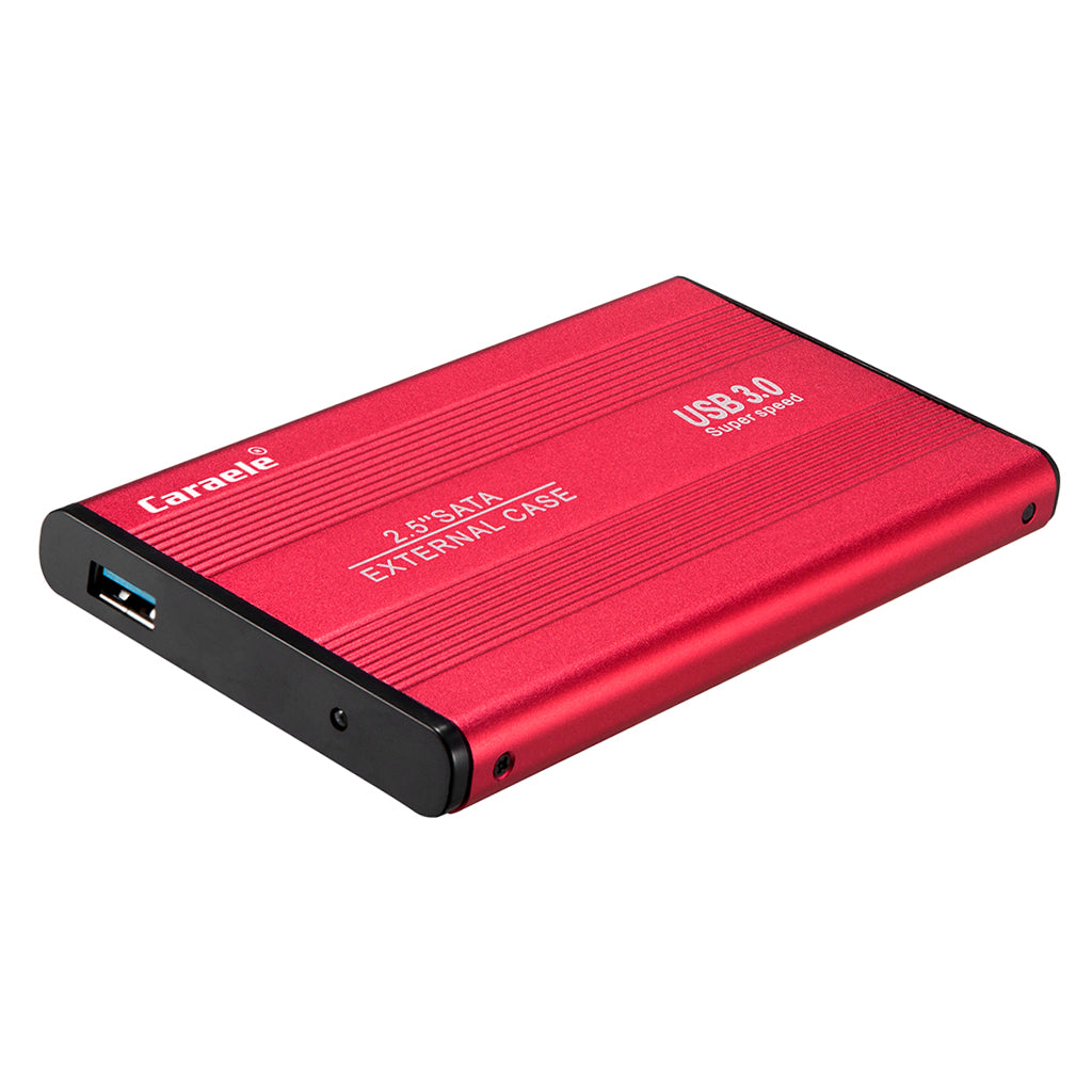 Portable High Speed USB 3.0 External Hard Disk Drive Red 500GB