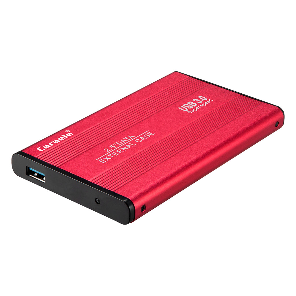 Portable High Speed USB 3.0 External Hard Disk Drive Red 500GB