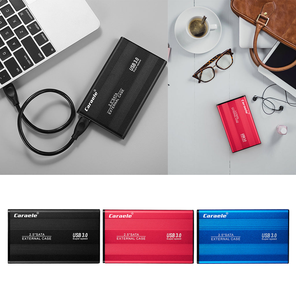 Portable High Speed USB 3.0 External Hard Disk Drive Black 500GB