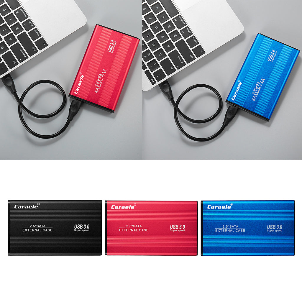 Portable High Speed USB 3.0 External Hard Disk Drive Black 500GB